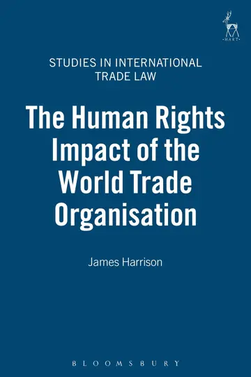 Cover of The Human Rights Impact of the World Trade Organisation