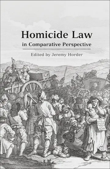 Cover of Homicide Law in Comparative Perspective