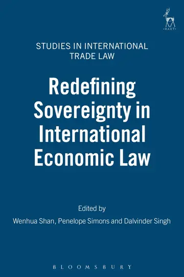 Cover of Redefining Sovereignty in International Economic Law