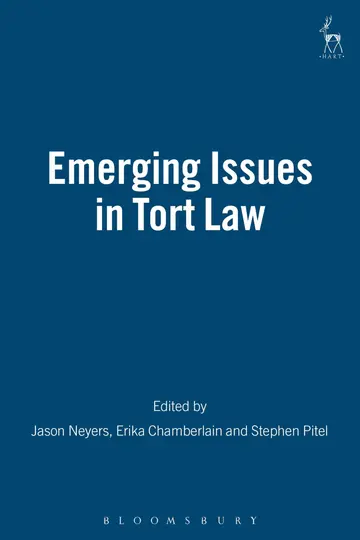 Cover of Emerging Issues in Tort Law