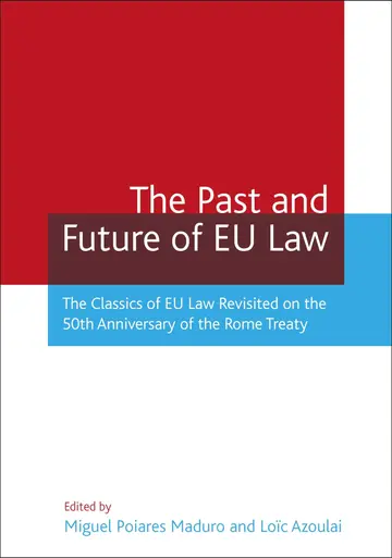 Cover of The Past and Future of EU Law