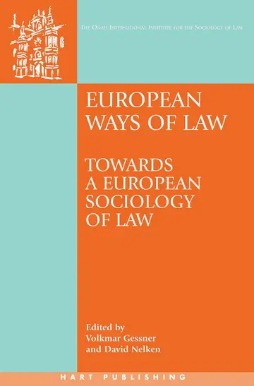Cover of European Ways of Law