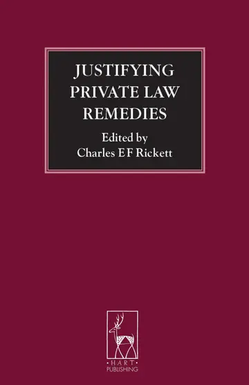 Cover of Justifying Private Law Remedies
