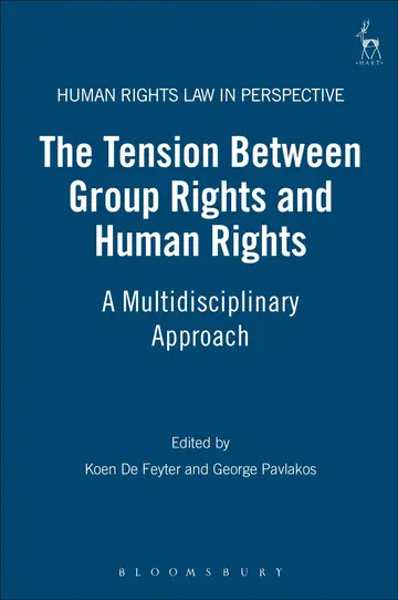 Cover of The Tension Between Group Rights and Human Rights