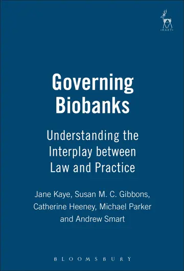 Cover of Governing Biobanks