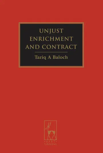Cover of Unjust Enrichment and Contract
