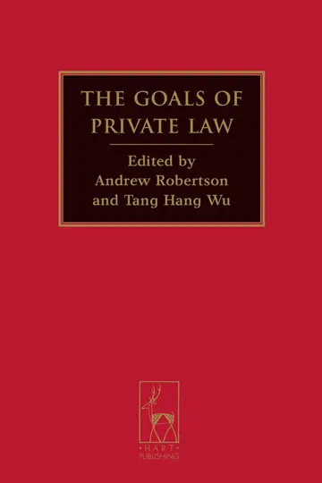 Cover of The Goals of Private Law