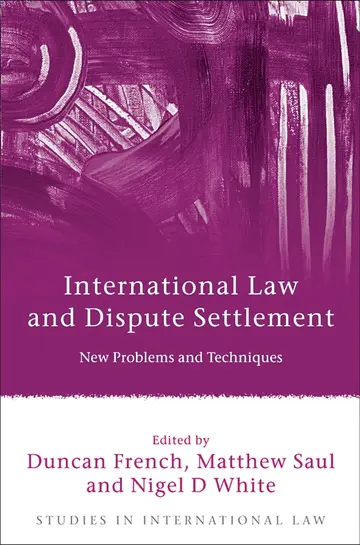 Cover of International Law and Dispute Settlement