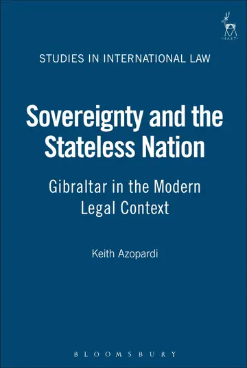 Cover of Sovereignty and the Stateless Nation