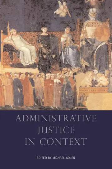 Cover of Administrative Justice in Context