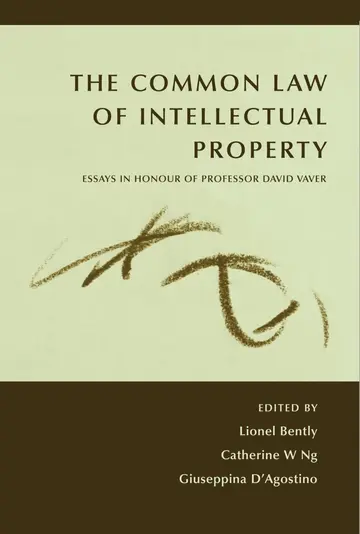 Cover of The Common Law of Intellectual Property