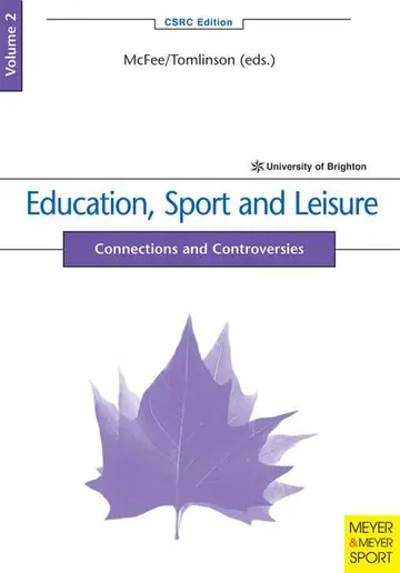 Cover of Education, Sport and Leisure