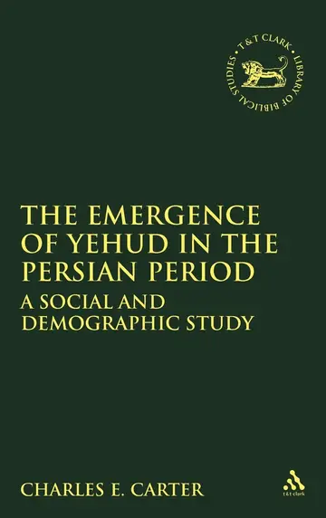 Cover of The Emergence of Yehud in the Persian Period