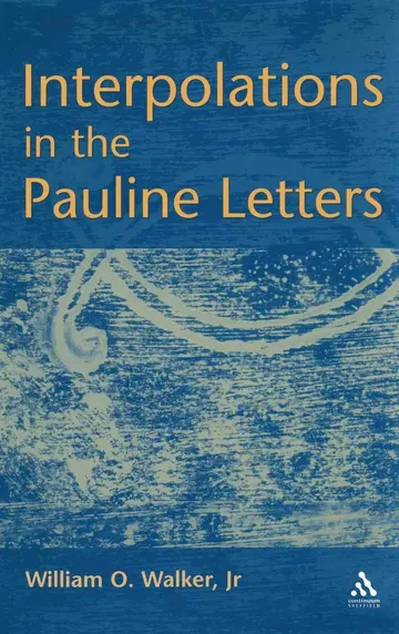 Cover of Interpolations in the Pauline Letters
