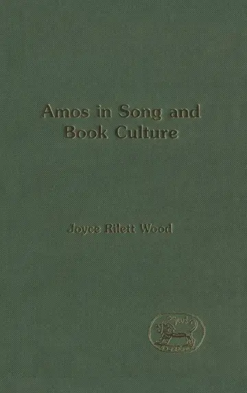 Cover of Amos in Song and Book Culture