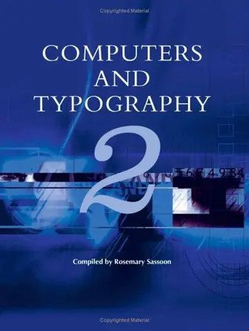 Cover of Computers and Typography (2)