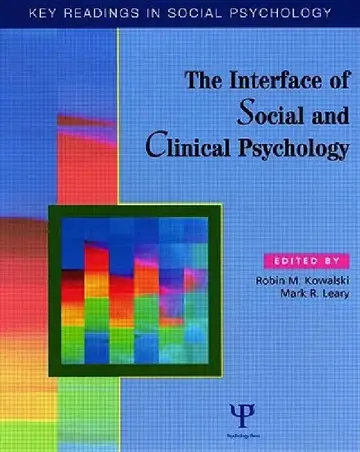 Cover of The Interface of Social and Clinical Psychology