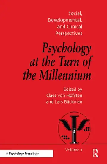 Cover of Psychology at the Turn of the Millennium, Social, Developmental and Clinical Perspectives