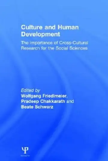 Cover of Culture and Human Development