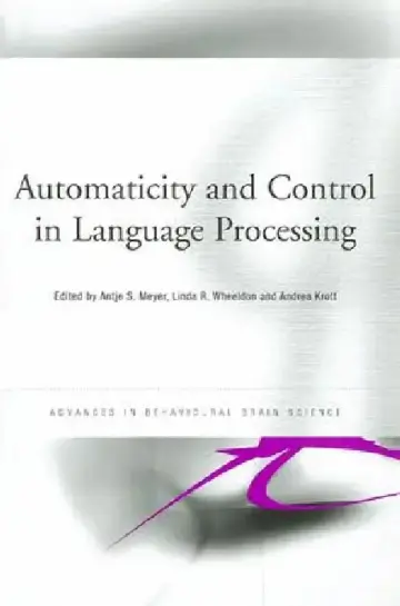 Cover of Automaticity and Control in Language Processing