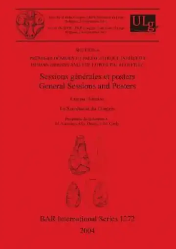 Cover of Premiers hommes et Paléolithique Inférieur / Human Origins and the Lower Palaeolithic