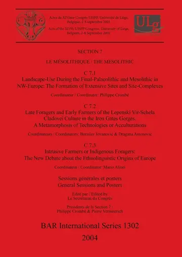 Cover of Le Mésolithique / the Mesolithic