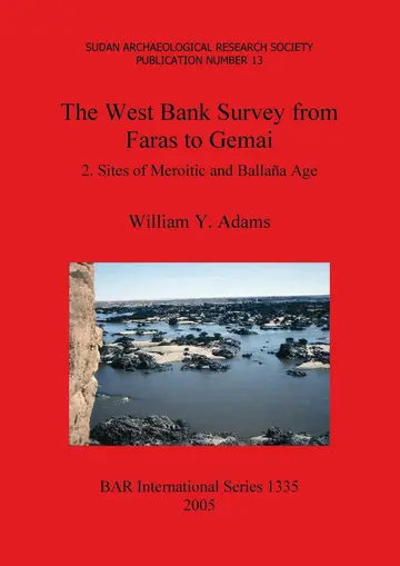 Cover of The West Bank Survey from Faras to Gemai