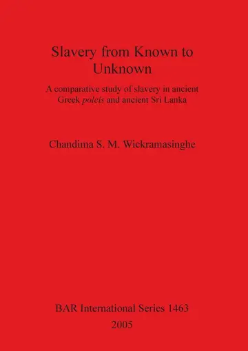 Cover of Slavery from Known to Unknown