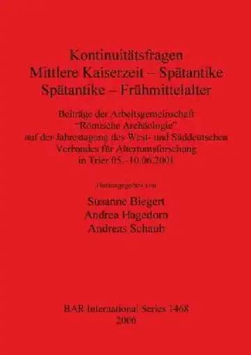 Cover of Kontinuitätsfragen