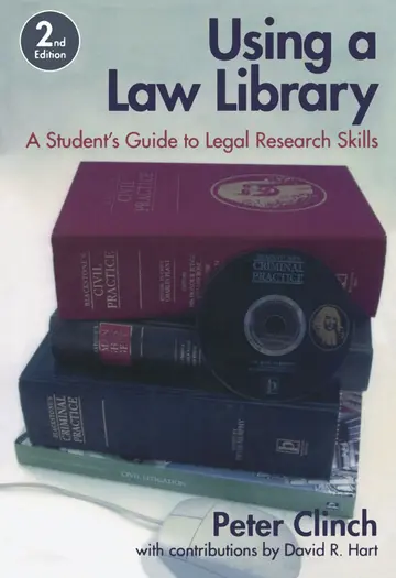 Cover of Using a Law Library