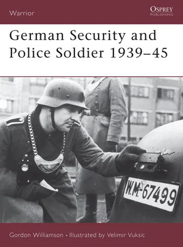 Cover of German Security and Police Soldier 1939-45