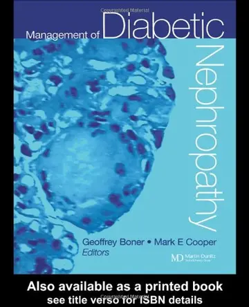 Cover of Management of Diabetic Nephropathy