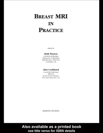 Cover of Breast MRI in Practice