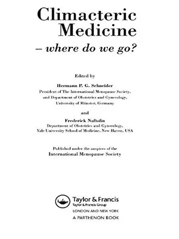 Cover of Climacteric Medicine - Where Do We Go?