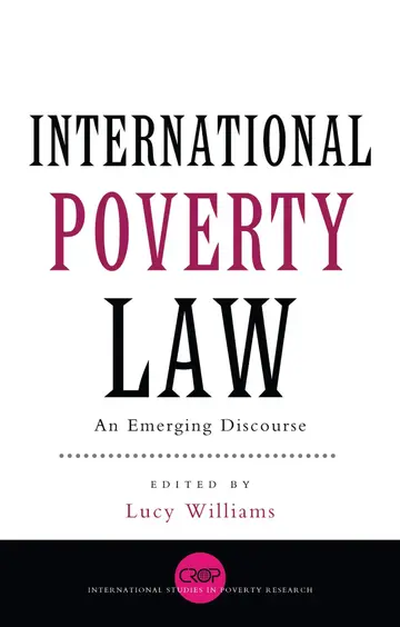 Cover of International Poverty Law