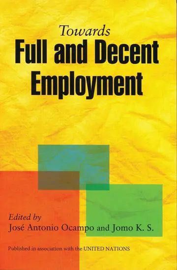 Cover of Towards Full and Decent Employment
