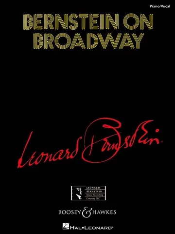 Cover of Bernstein on Broadway