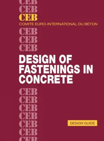 Cover of Design of Fastenings in Concrete