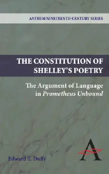 Cover of The Constitution of Shelley's Poetry