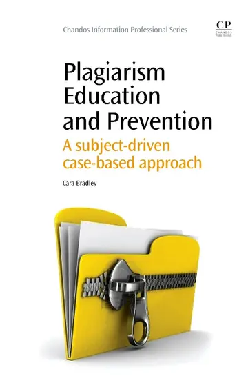 Cover of Plagiarism Education and Prevention