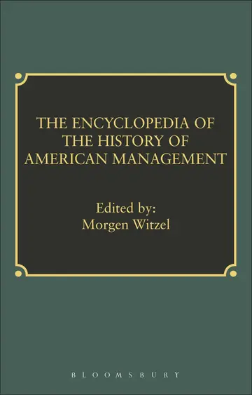 Cover of The Encyclopedia of the History of American Management