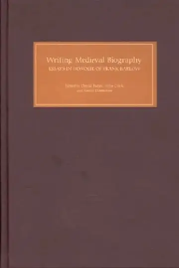 Cover of Writing Medieval Biography, 750-1250