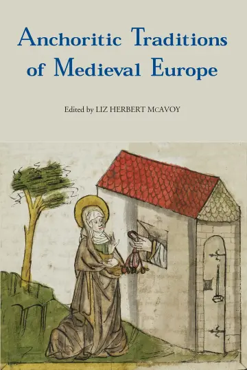 Cover of Anchoritic Traditions of Medieval Europe
