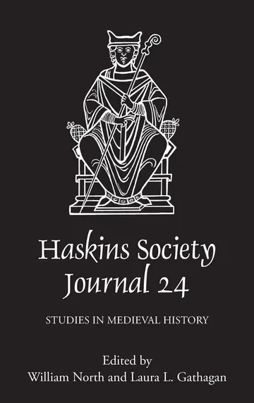 Cover of The Haskins Society Journal 24 – 2012. Studies in Medieval History