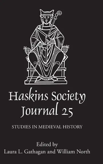 Cover of The Haskins Society Journal 25