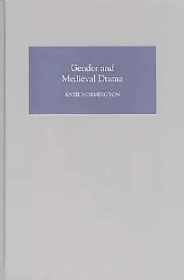 Cover of Gender and Medieval Drama