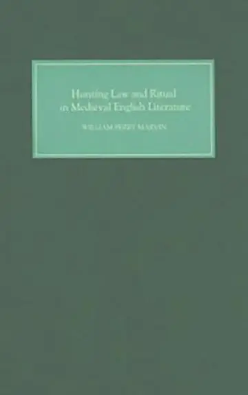 Cover of Hunting Law and Ritual in Medieval English Literature