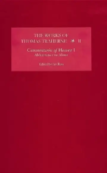 Cover of The Works of Thomas Traherne II
