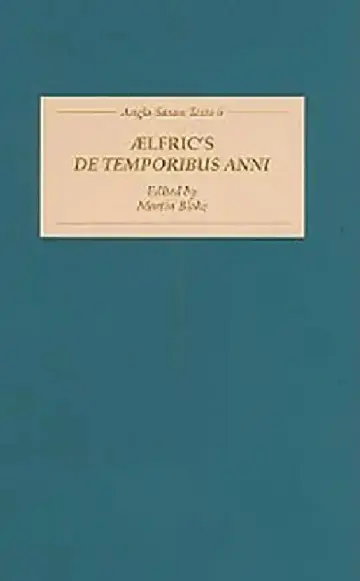 Cover of Aelfric's de Temporibus Anni