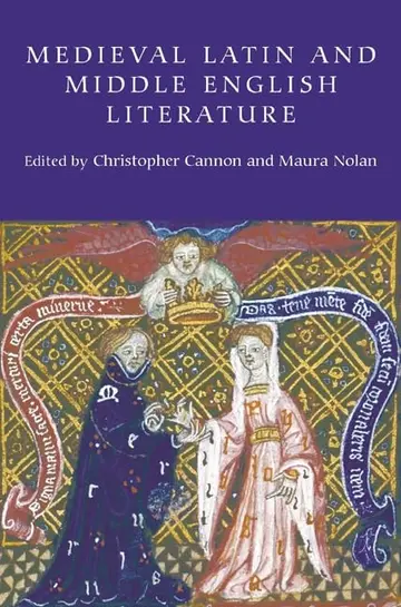 Cover of Medieval Latin and Middle English Literature – Essays in Honour of Jill Mann